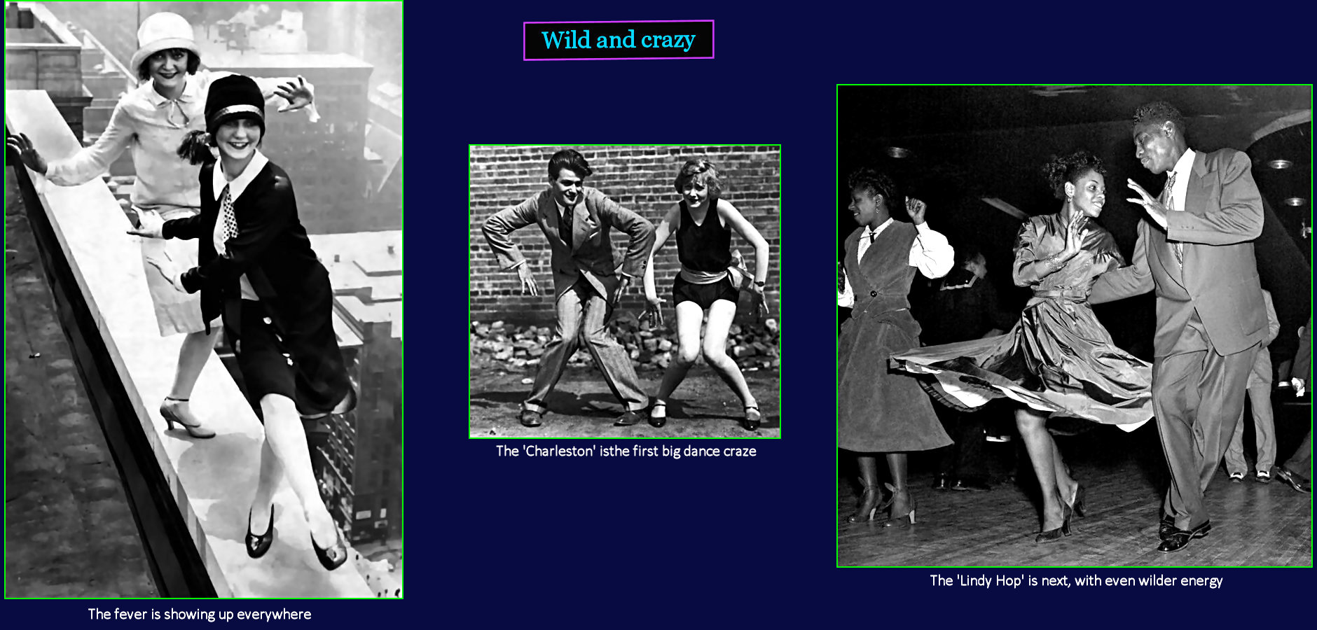 Charleston and Lindy Hop, 1920s